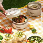 LunchMaster - Thermische Luchtdichte Lunchbox in Lagen